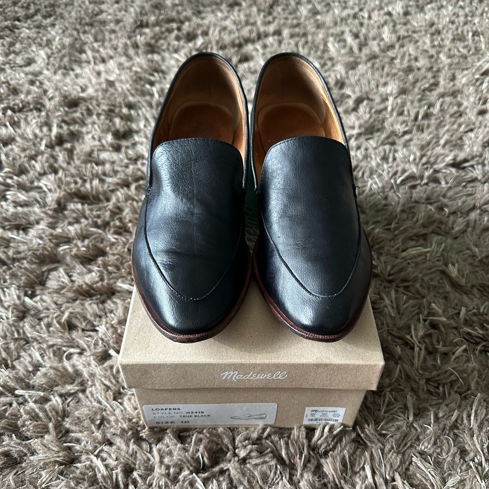 Madewell The Frances Loafer in Black Leather
Sz 10 Pre-owned
